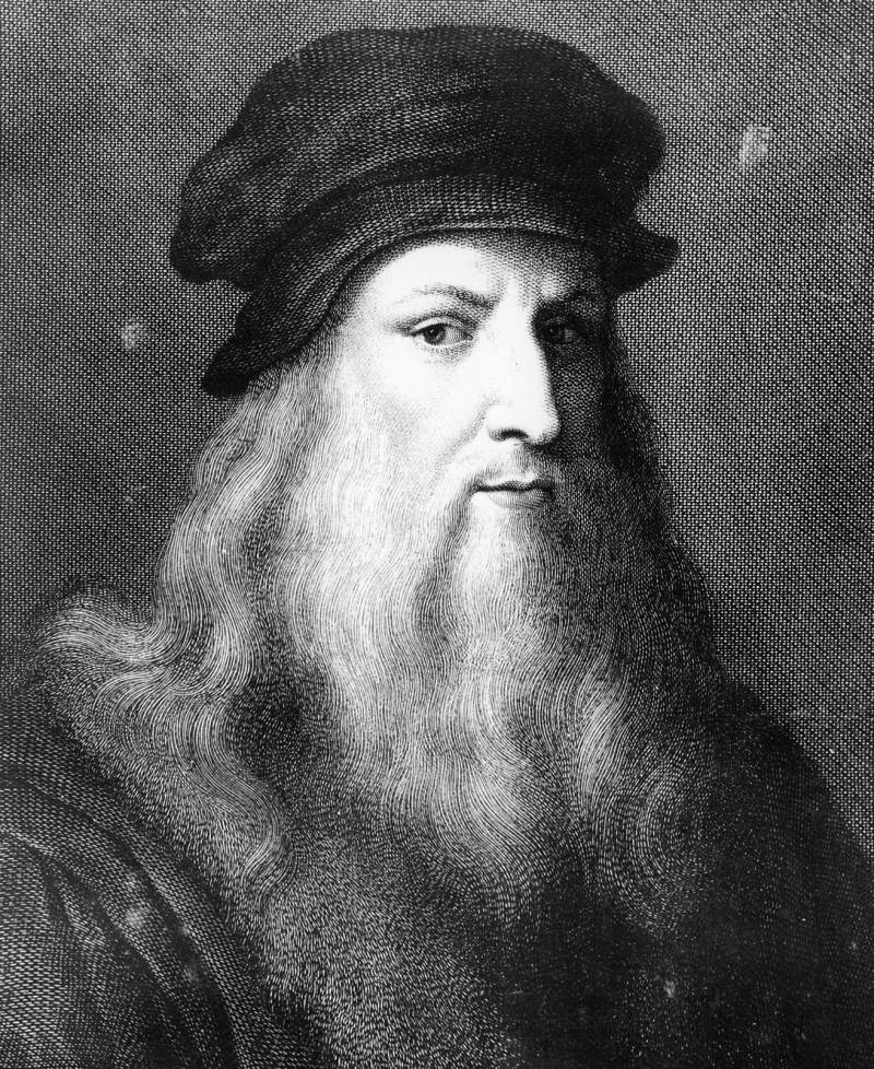 O polímata Leonardo da Vinci.