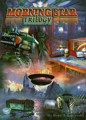 A poster he created in 2001 to promote the release of 3 DVDs, The Call, Caught between Worlds and Dimensional Connections